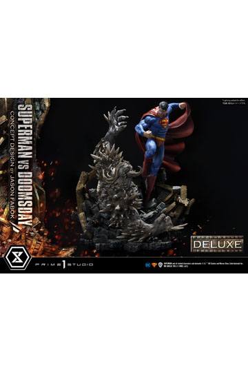 DC Comics Statue 1/3 Superman Vs. Doomsday by Jason Fabok Deluxe Bonus Version 95 cm
