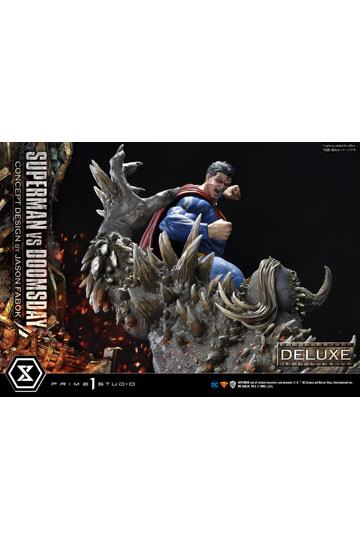 DC Comics Statue 1/3 Superman Vs. Doomsday by Jason Fabok Deluxe Bonus Version 95 cm