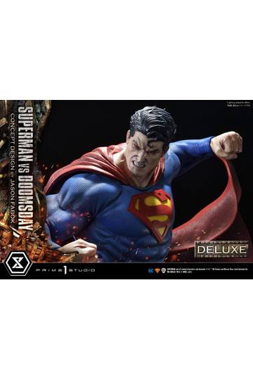 DC Comics Statue 1/3 Superman Vs. Doomsday by Jason Fabok Deluxe Bonus Version 95 cm