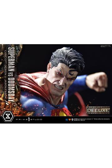 DC Comics Statue 1/3 Superman Vs. Doomsday by Jason Fabok Deluxe Bonus Version 95 cm