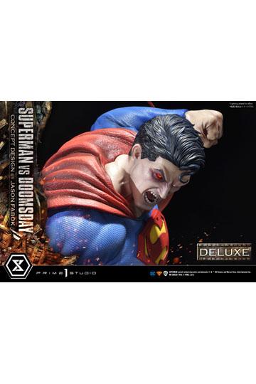 DC Comics Statue 1/3 Superman Vs. Doomsday by Jason Fabok Deluxe Bonus Version 95 cm