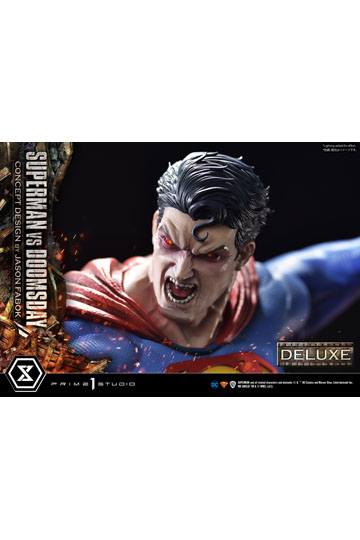 DC Comics Statue 1/3 Superman Vs. Doomsday by Jason Fabok Deluxe Bonus Version 95 cm