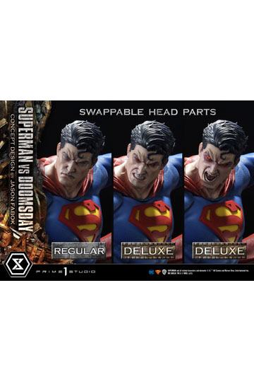 DC Comics Statue 1/3 Superman Vs. Doomsday by Jason Fabok Deluxe Bonus Version 95 cm
