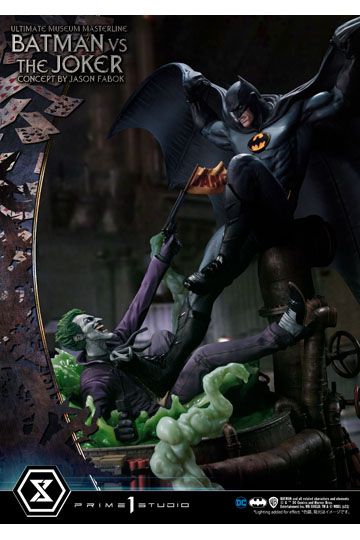 DC Comics Statue 1/3 Batman vs. The Joker by Jason Fabok 85 cm