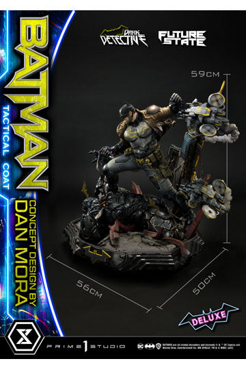 DC Comics Statue 1/4 Batman Dark Detective Tactical Coat Concept Design by Dan Mora Deluxe Bonus Version 59 cm