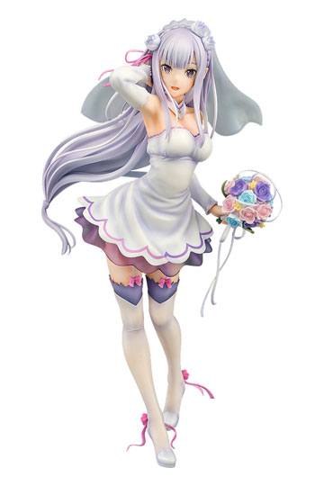 Re:ZERO -Starting Life in Another World- PVC Statue 1/7 Emilia Wedding Ver. 25 cm