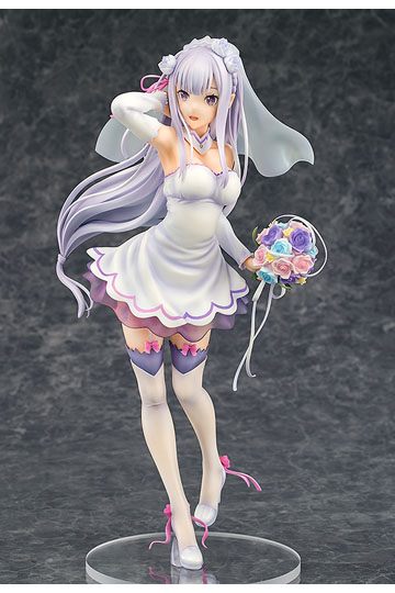 Re:ZERO -Starting Life in Another World- PVC Statue 1/7 Emilia Wedding Ver. 25 cm