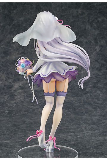 Re:ZERO -Starting Life in Another World- PVC Statue 1/7 Emilia Wedding Ver. 25 cm