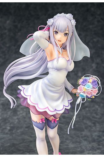 Re:ZERO -Starting Life in Another World- PVC Statue 1/7 Emilia Wedding Ver. 25 cm