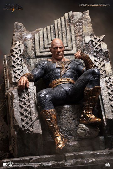 Black Adam Statue 1/4 Black Adam On Throne 53 cm