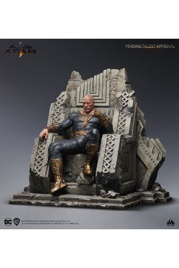 Black Adam Statue 1/4 Black Adam On Throne 53 cm