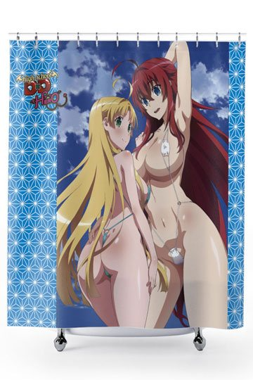 High School DxD Hero Shower Curtain Rias & Asia