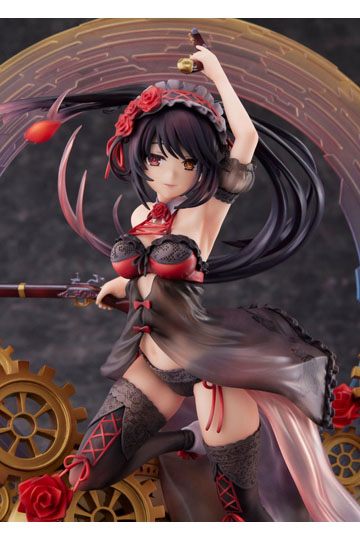 Date A Live IV PVC Statue 1/7 Kurumi Tokisaki Lingerie Swimwear Ver. 27 cm