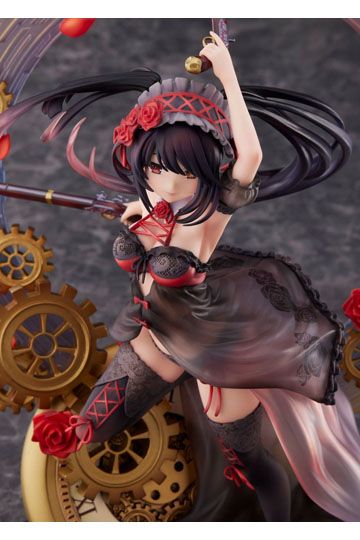 Date A Live IV PVC Statue 1/7 Kurumi Tokisaki Lingerie Swimwear Ver. 27 cm