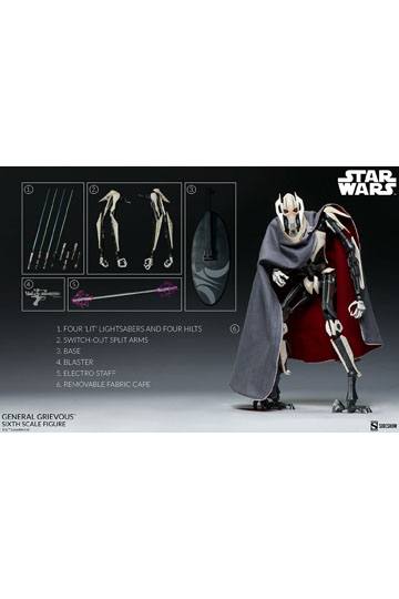 Star Wars Action Figure 1/6 General Grievous 41 cm