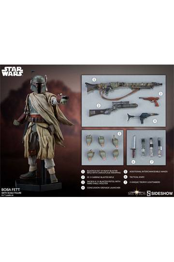 Star Wars Mythos Action Figure 1/6 Boba Fett 30 cm