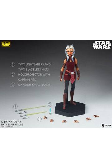 Star Wars The Clone Wars Action Figure 1/6 Ahsoka Tano 27 cm