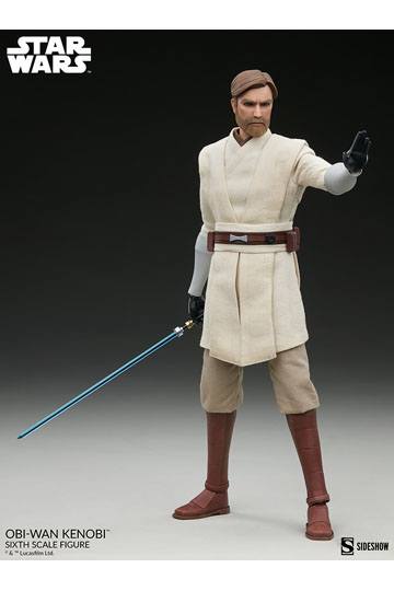 Star Wars The Clone Wars Action Figure 1/6 Obi-Wan Kenobi 30 cm