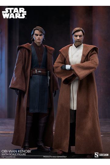 Star Wars The Clone Wars Action Figure 1/6 Obi-Wan Kenobi 30 cm