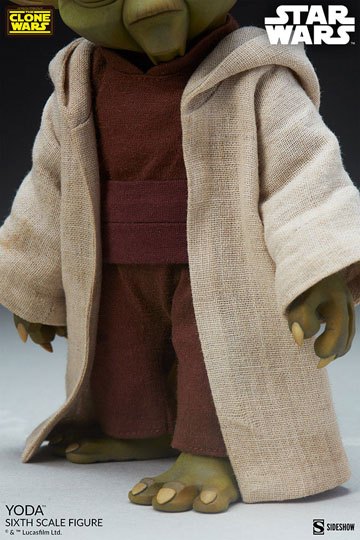 Star Wars The Clone Wars Action Figure 1/6 Yoda 14 cm
