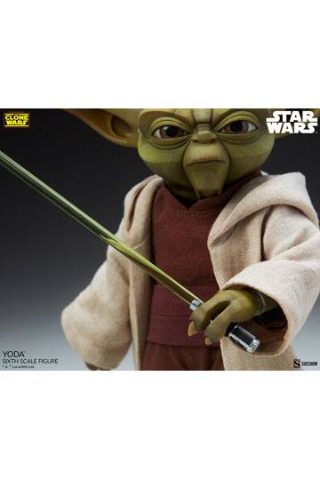 Star Wars The Clone Wars Action Figure 1/6 Yoda 14 cm