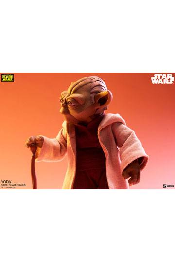 Star Wars The Clone Wars Action Figure 1/6 Yoda 14 cm