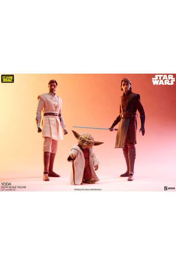 Star Wars The Clone Wars Action Figure 1/6 Yoda 14 cm