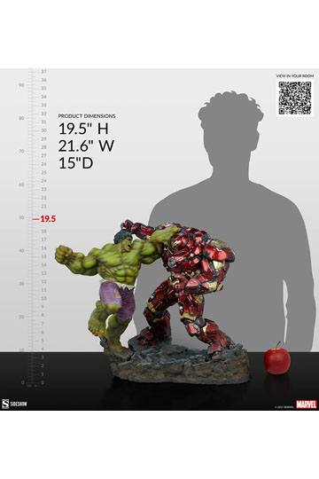 Marvel Maquette Hulk vs Hulkbuster 50 cm