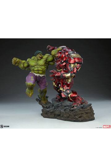 Marvel Maquette Hulk vs Hulkbuster 50 cm