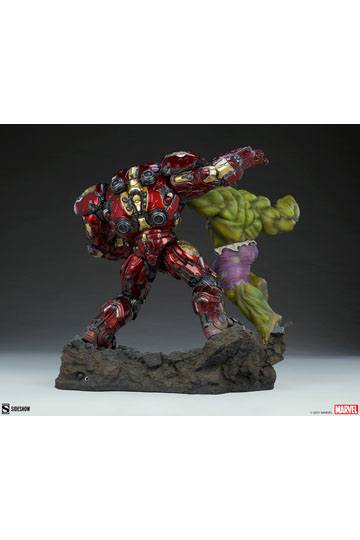 Marvel Maquette Hulk vs Hulkbuster 50 cm