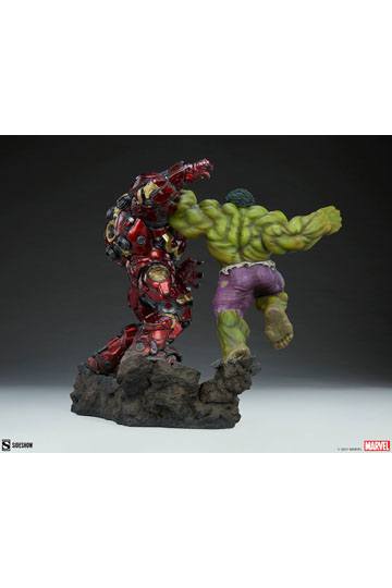 Marvel Maquette Hulk vs Hulkbuster 50 cm