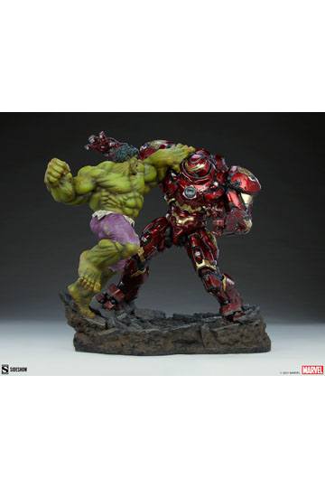 Marvel Maquette Hulk vs Hulkbuster 50 cm