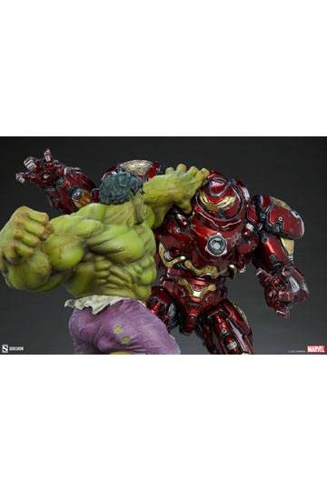 Marvel Maquette Hulk vs Hulkbuster 50 cm