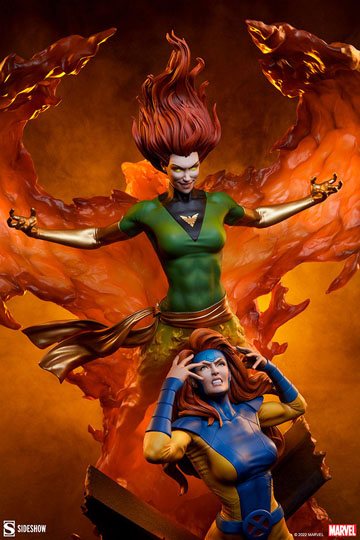 Marvel Maquette Phoenix and Jean Grey 66 cm