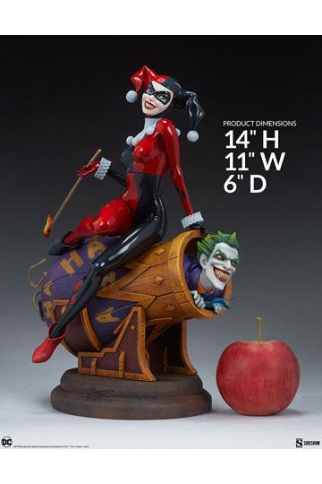 DC Comics Diorama Harley Quinn and The Joker 35 cm