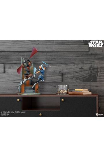 Star Wars: The Clone Wars Diorama Ahsoka Tano vs Darth Maul 51 cm