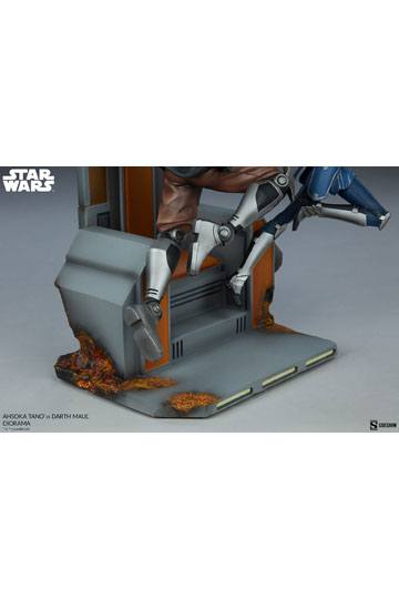 Star Wars: The Clone Wars Diorama Ahsoka Tano vs Darth Maul 51 cm