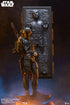 Star Wars Premium Format Statue Boba Fett and Han Solo in Carbonite 70 cm