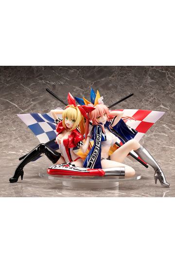 Fate/Extra PVC Statue 1/7 Nero Claudius & Tamamo No Mae Type-Moon Racing Ver. 17 cm