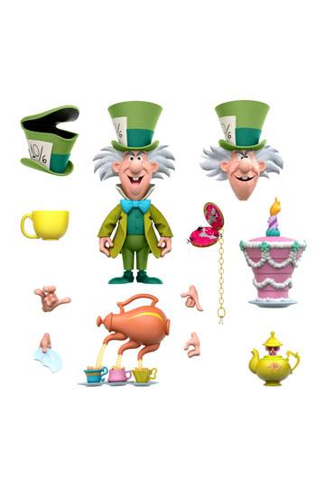 Alice in Wonderland Disney Ultimates Action Figure The Tea Time Mad Hatter 18 cm