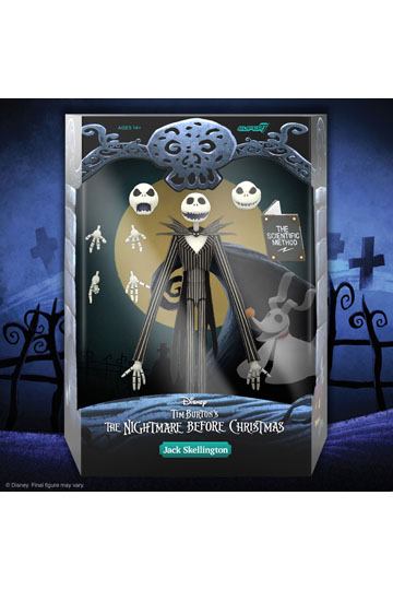 Nightmare Before Christmas Disney Ultimates Action Figure Jack Skellington 18 cm