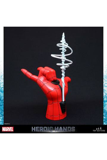 Marvel Heroic Hands Life-Size Statue #01A Spider-Man 26 cm