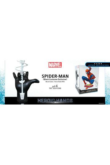 Marvel Heroic Hands Life-Size Statue #1B Spider-Man Black Suit 26 cm