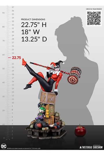 DC Comics Maquette 1/4 Harley Quinn 58 cm
