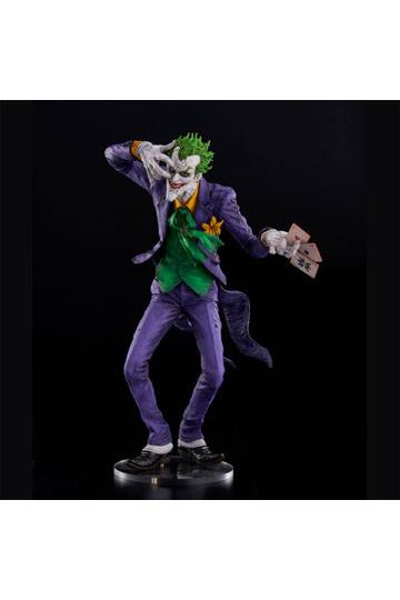 DC Comics Sofbinal Soft Vinyl Statue The Joker Laughing Purple Ver. 30 cm