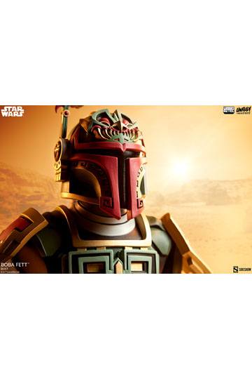 Star Wars Urban Aztec Vinyl Bust Boba Fett by Jesse Hernandez 20 cm