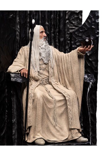 The Lord of the Rings Statue 1/6 Saruman the White on Throne 110 cm