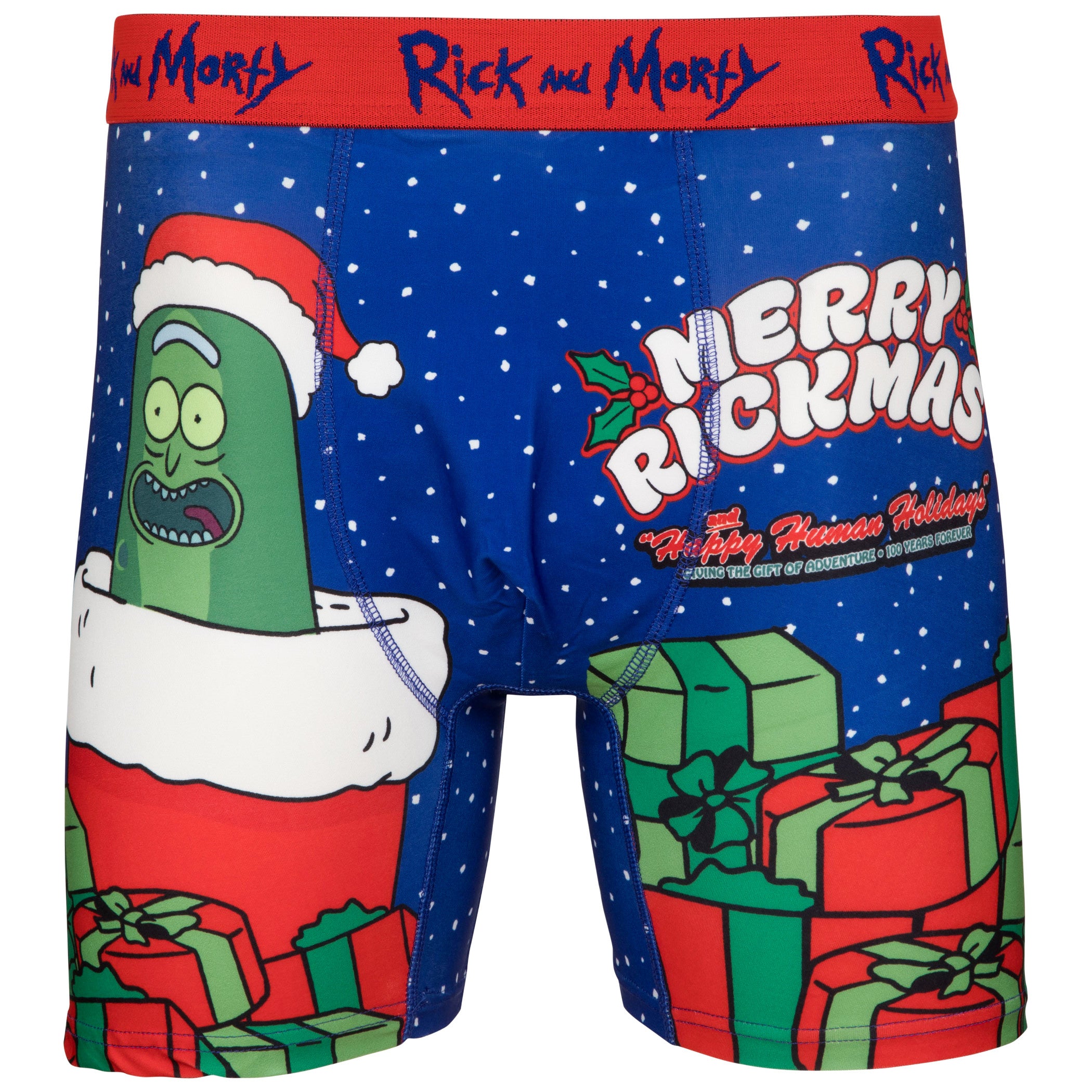 Rick And Morty Merry Pickle Rickmas Boxer Briefs