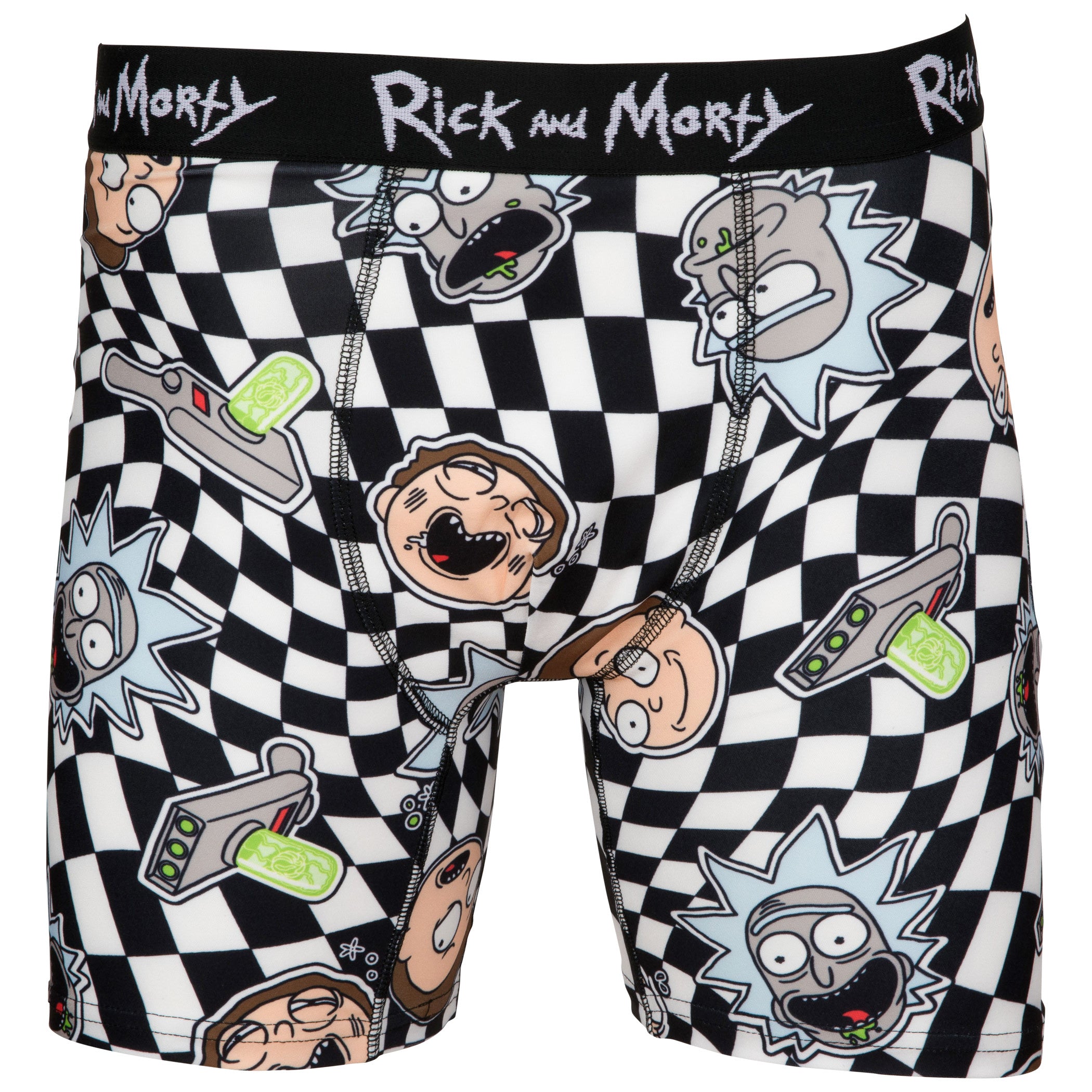 Rick And Morty Optical Illusion Boxer Briefs