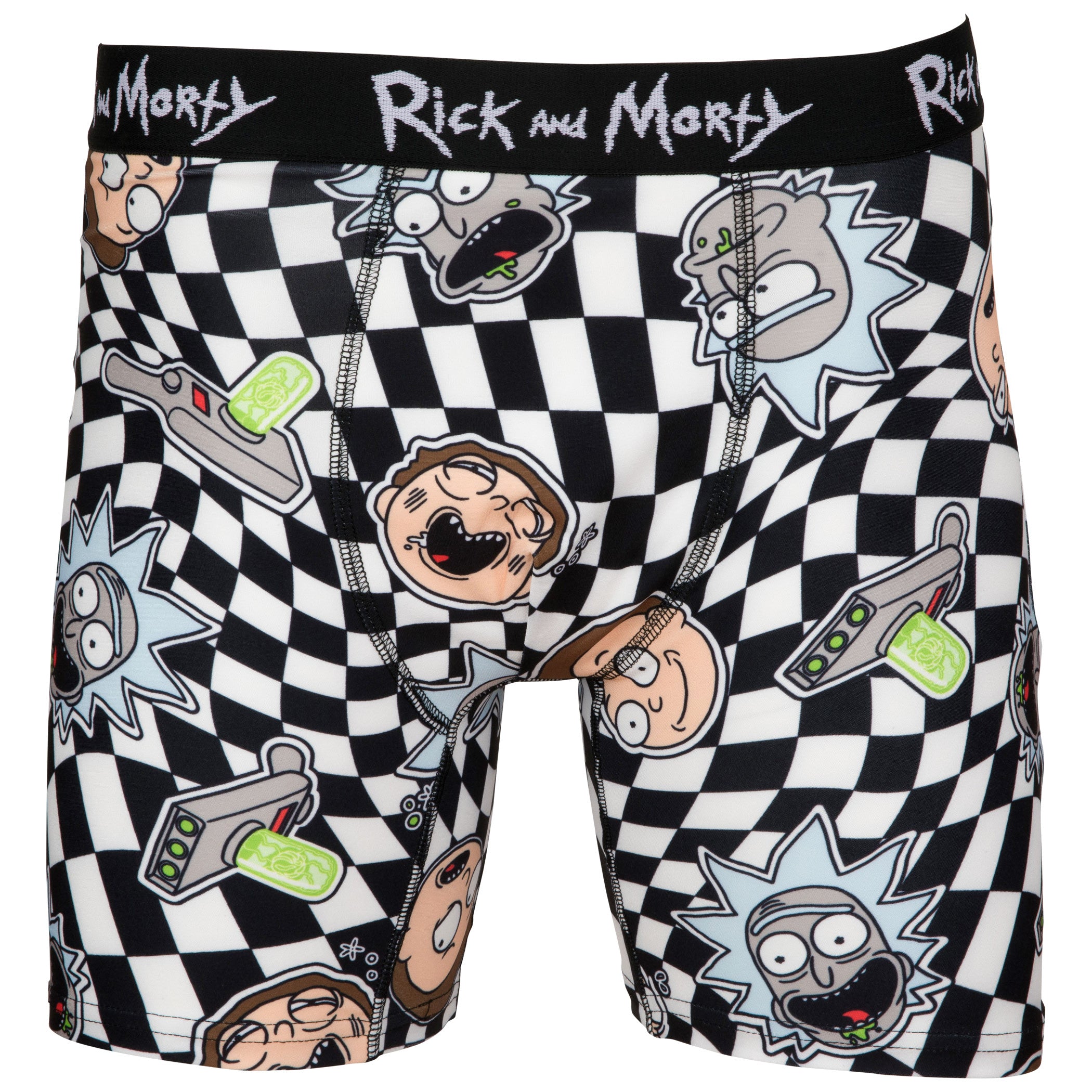 Rick And Morty Optical Illusion Boxer Briefs